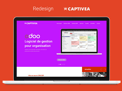 Redesign website erp odoo redesign website