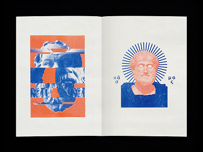 Anátema — Risograph Zine anatema anathema fanzine philosophy print design riso risograph zine