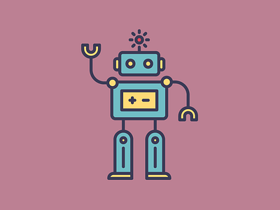 Robot icon illustration ilustração robot robô ícone