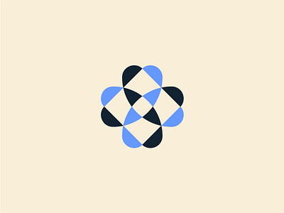 Logo concept — process brand design flower icon jewel logo marca sign