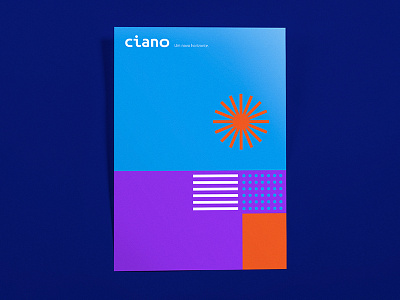 conceptual poster — ciano