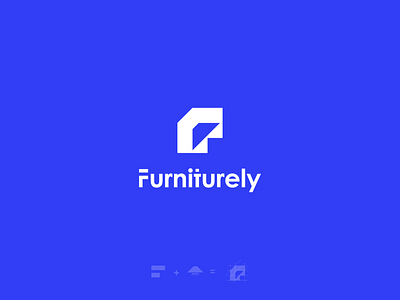 Furniture + F Logo concept agency apps branding businesslogo construction flooring home identity logo logomaker mark marketing minimal minimalist process realestate sass startup technology ui