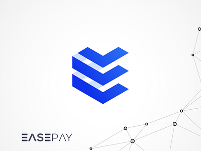 Easepay apps branding clean color concept crypto cryptocurrency gradient icon identity logo logoprocess mark minimal pay logo payment process symbol technology tool