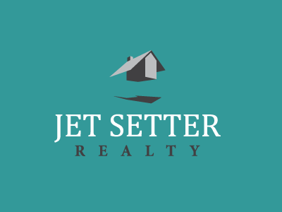 Jet Setter Brand brand house logo real estate