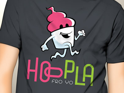 Character Brand for Hoopla Frozen Yogurt