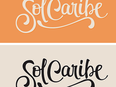 Sol Caribe lettering