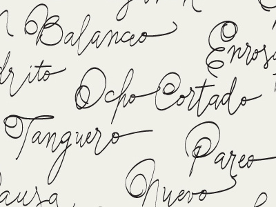 El dia que me quieras gustango lettering script tango typography