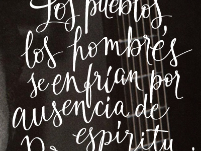 Los poetas 1 hand writing lettering