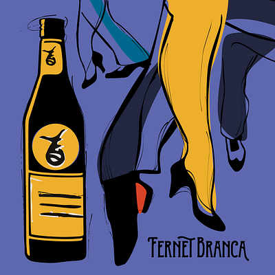 Fernet Branca illustration