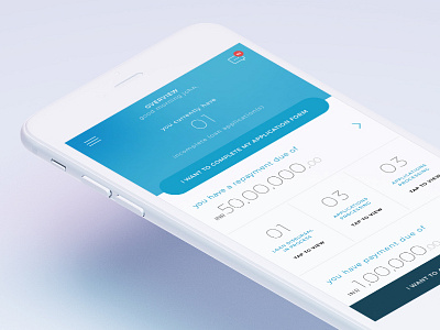 Loan Application Dashboard app dashboard design finance gradients hello loan mobile ui ux