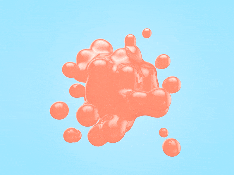 Floating Metaballs 3d animation art blob jelly liquid metaballs texture
