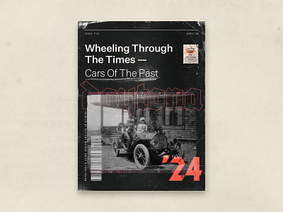 Layout & Typography Studies — 004 cars colors cover dark design editorial grid grunge layout magazine magazine cover old typography vintage