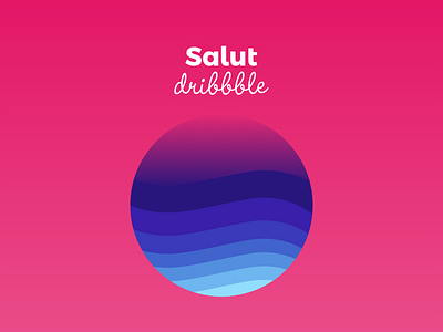 Salut Dribbble ! debuts dribbble firstshot invitation oceanview salut window