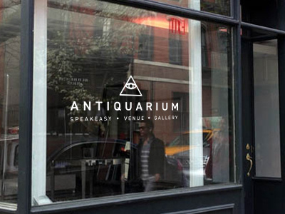 Window Decal for Antiquarium