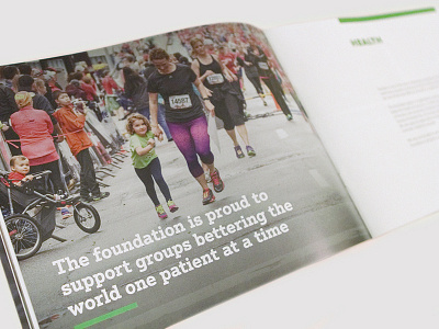 BKD Foundation Impact Report annual report brochure indesign notforprofit photography type