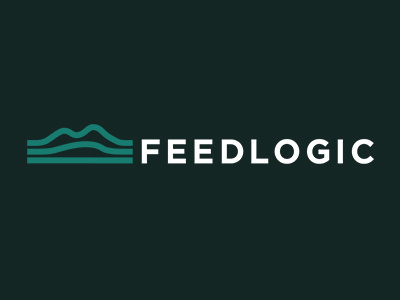 FeedLogic branding design icon illustrator logic logo typography wave