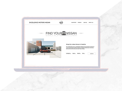 Site design for luxury vehicle dealership automotive branding design desktop graphic design homepage luxury ui visual design web design website design