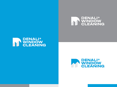 Denali Window Cleaning - Logo Design brand branding design identity logo mark vector
