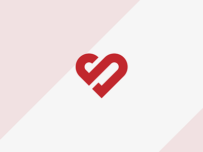 S+Heart Logo logo logo design