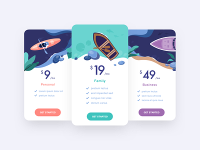 Pricing concept 🛶