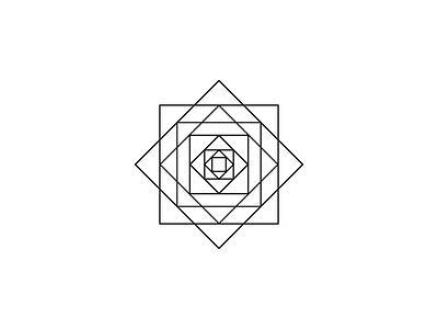 Flower geometric illustration graphic design illustration illustrator minimal monochrome