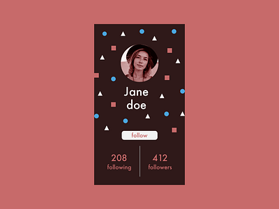 Daily UI #6 - User Profile