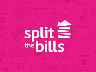 Split The Bills - Brand Identity brand design branding colour graphic design logo design typography