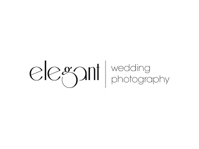 Elegant Wedding Photography brand design branding colour graphic design logo design typography