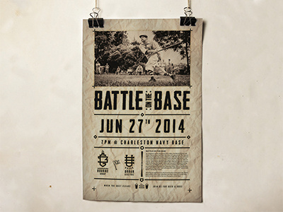 Dribbble bg ue softball poster
