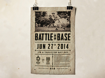 Bourne Group vs Urban Electric Softball Poster