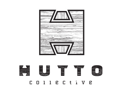 HUTTO collective craftsmanship graphic design identity logo woodwork