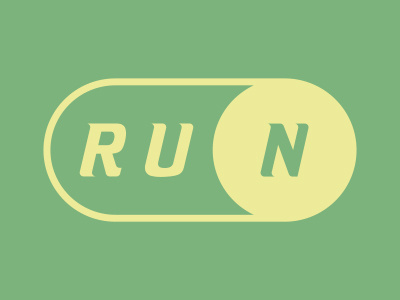 Ru N app graphic design identity logo management sports typography