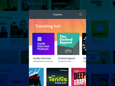 IOS Podcast App Visual Concept