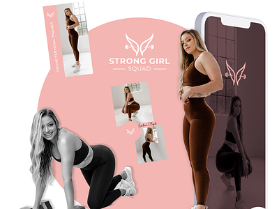 Branding for Fitness Coach. addydesignbegins banner branding cleandesign coaches colors creative design designer dope fitness instagram logodesign trainer typo ui