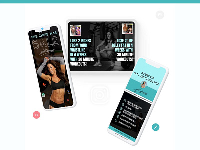 Fitness Content Marketing digitalmarketing fitness fitnesswebsite graphic design graphics instagrambanner logo socialmediagraphics ui