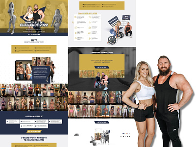 Fitness Challenge Page Design