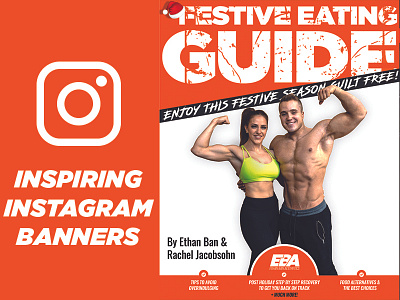 Inspiring Instagram Banner Design ad art brand creative design dope fitness hustle instagram vectorgraphics web