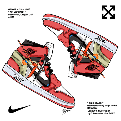 Chicago Reds air jordan illustration sneaker sneakerhead