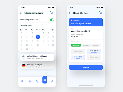 docBook - Personal Doctor Booking App (Part 3) 2020 apps book booking calendar doctor flag industry ios medical mobile outlet patient person personal schedule trendy ui
