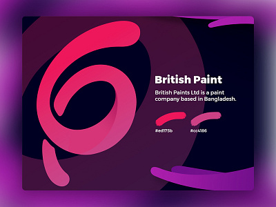 British Paint - Branding Presentation branding british color logo new paint trendy