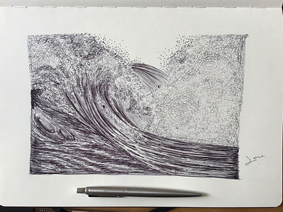 Ballpen Tide by Ballpointpen Illustrator on Dribbble