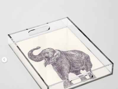 Ballpen Society 6 Elephant 🐘 ballpen design drawing illustration moleskine parkerpen sketch society6 sociey6