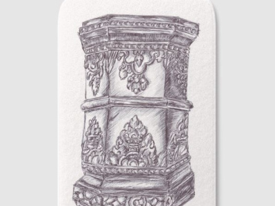 Ballpen Society6 Angkorwat