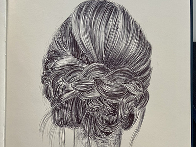 Ballpen Hair Style 💇🏻‍♀️