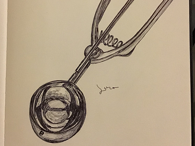 Ballpen Icecream Scoop