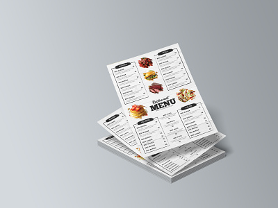 Food Menu Template branding food menu template rustic menu