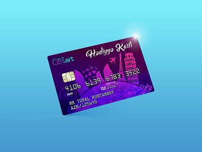 shopping credit card design