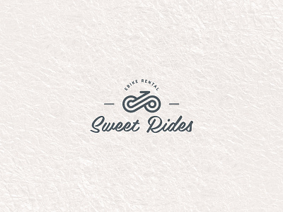 Sweet Rides Ebike Rental bikelogo branding gdaz hipster identity logomark minimalistic modern vintage