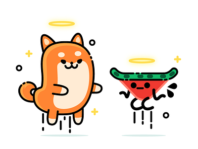 Doge&Watermelon doge mbe style watermelon