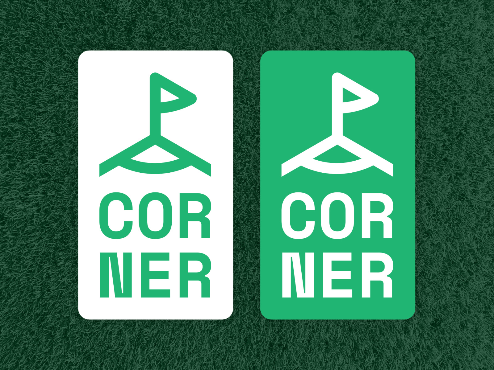 Corner Logo Design by Rezza Mohebbi on Dribbble